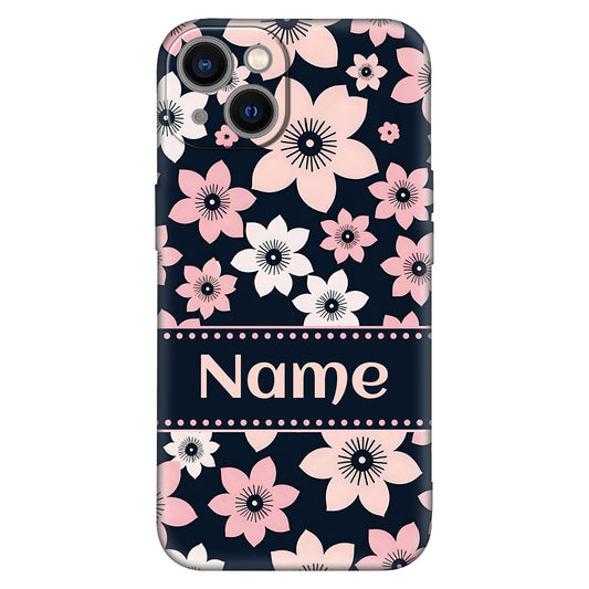 Personalized Flower Design Phone Cover