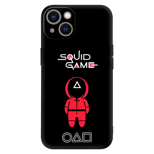 Minimal Squid Game Guard Phone Case – Triangle Mask Design