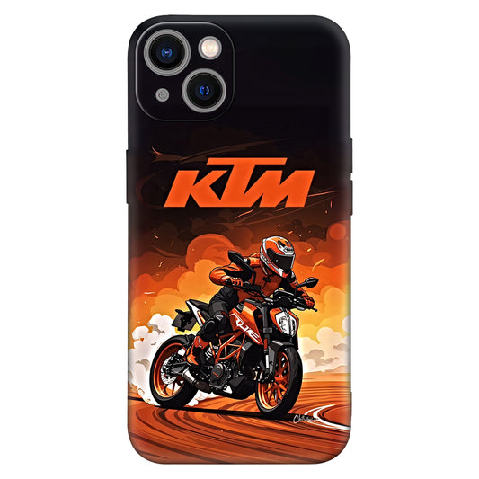 KTM Drift Mode – Orange Beast Phone Case