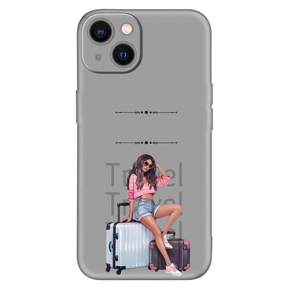 Jetsetter Chic – Pink Travel Aesthetic iPhone Case