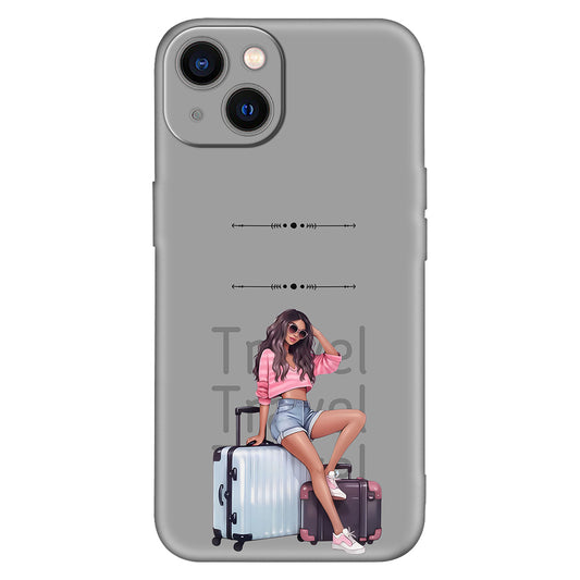 Jetsetter Chic – Pink Travel Aesthetic iPhone Case