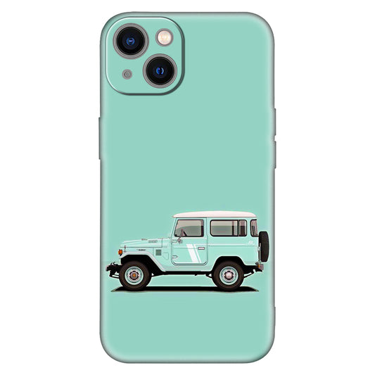 Vintage SUV Mint Green Phone Case – Classic Ride Edition