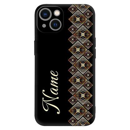 Golden Mosaic Phone Case