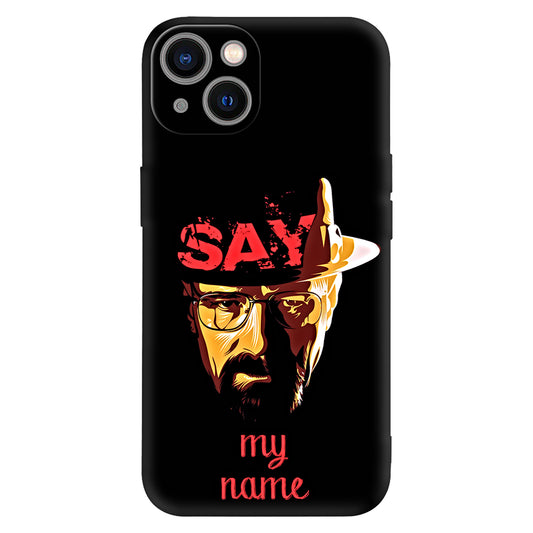 "Say My Name" Heisenberg Phone Case – Breaking Bad Edition (Black)