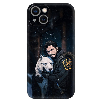 Jon Snow with Ghost Phone Case – Game of Thrones Edition (Night Frost)