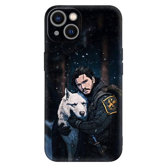 Jon Snow with Ghost Phone Case – Game of Thrones Edition (Night Frost)