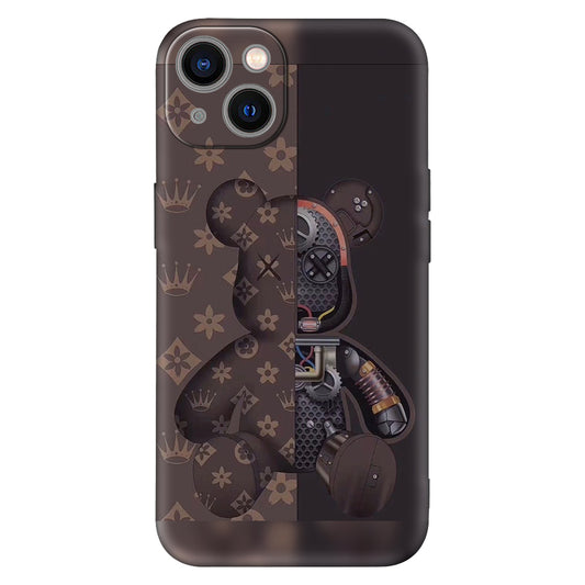 Steampunk Teddy Bear Phone Case – Luxury Fusion Edition
