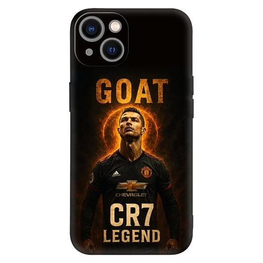 CR7 GOAT Edition Phone Case – Black Glory Ronaldo Tribute