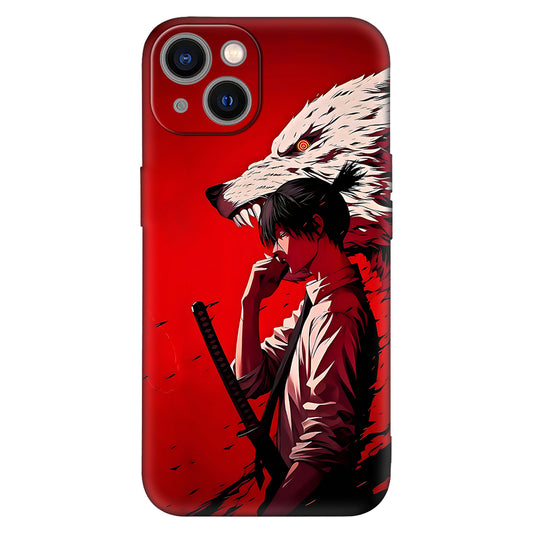 Chainsaw Man – Devil Hunter Phone Case | Katana + Wolf Spirit Edition 🔥