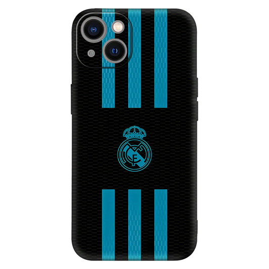 Madrid Pulse: Neo-Blue Stripes Real Madrid Case