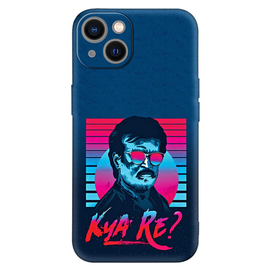 Retro Rajinikanth Neon Style Mobile Cover