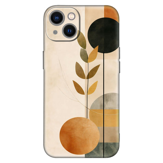 Abstract Botanical Phone Case – Modern Minimalist Edition