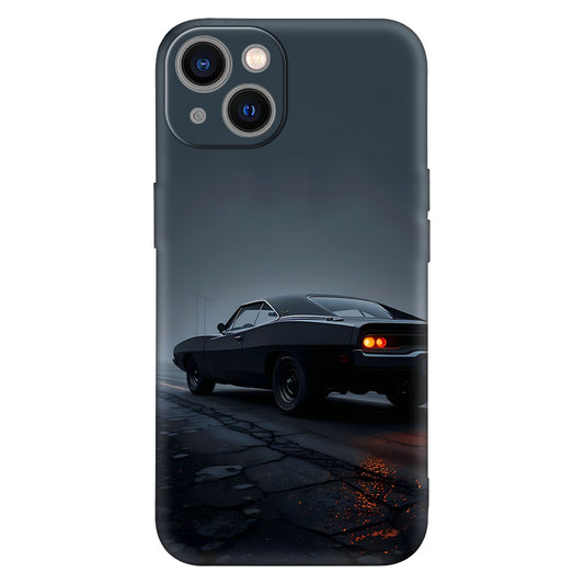 Classic Car Dark Mode Mobile Cover