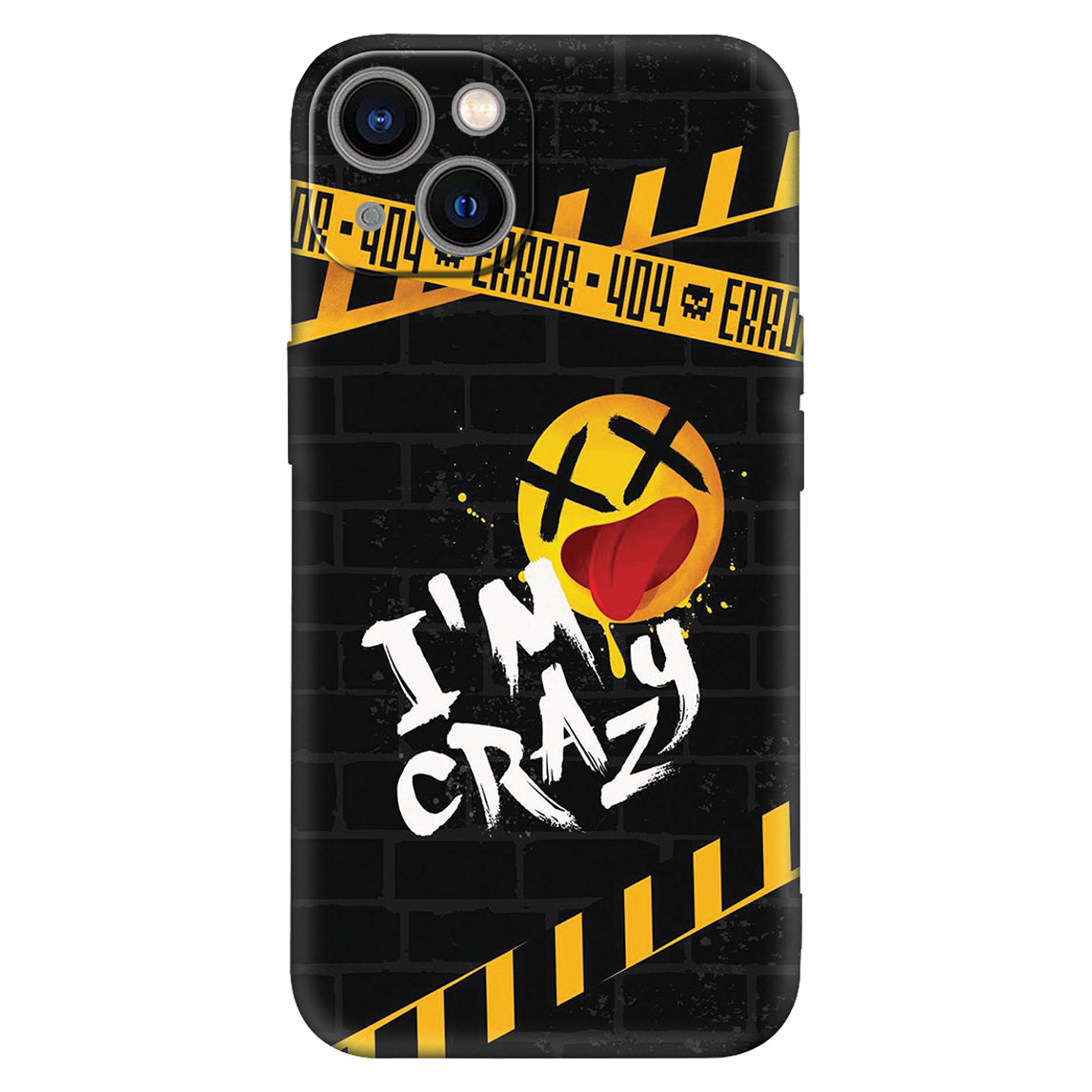 "I'm Crazy" Emoji Graffiti Phone Case – Urban Street Style Vibes