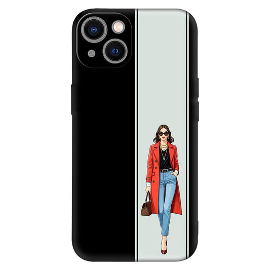Personalized Phone Case for Women (Black & Mint Edition)