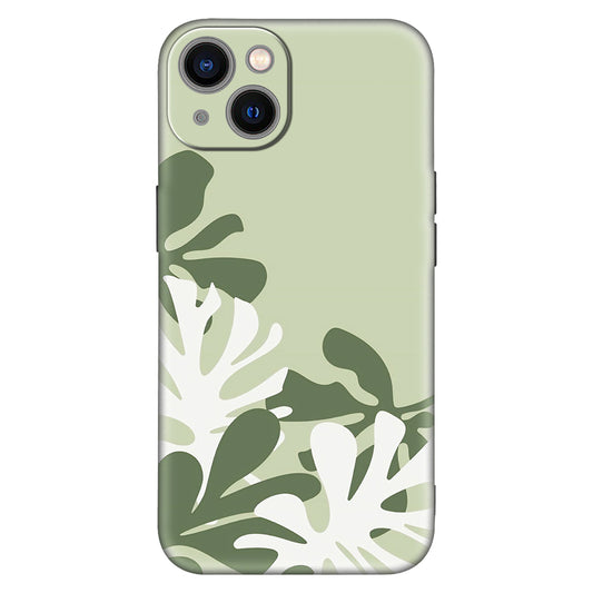 Green Tropical Leaves Phone Case