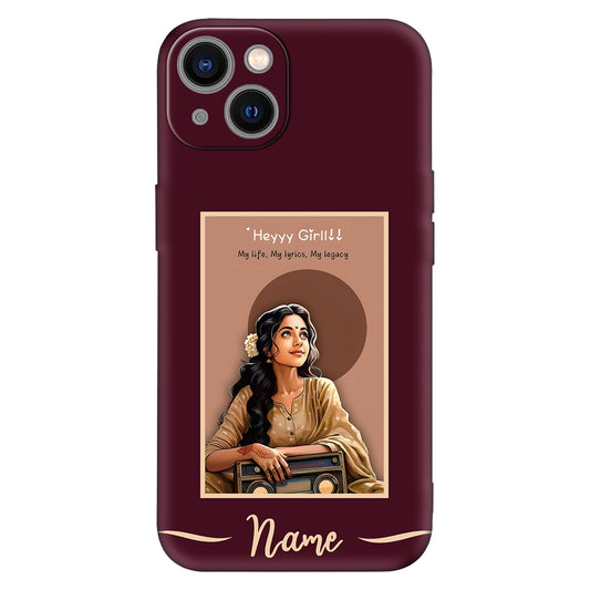 Personalized Phone Case (Maroon Edition)