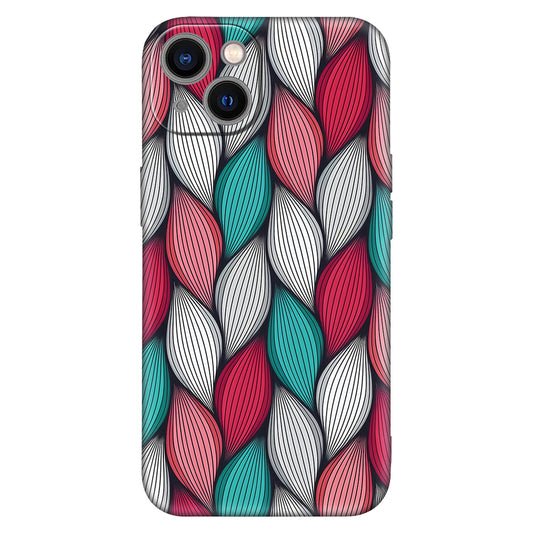 Twist & Hue: Abstract Braided Pattern Phone Case