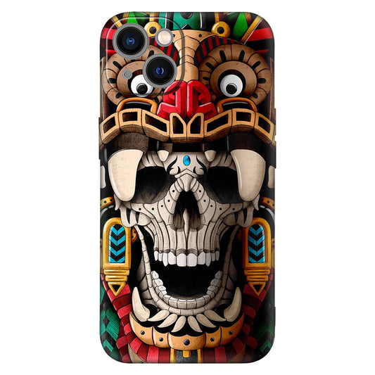 Aztec Spirit: Tribal Skull Warrior Phone Case