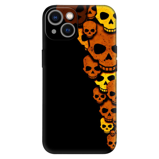 Inferno Skulls: Fiery Fade Phone Case