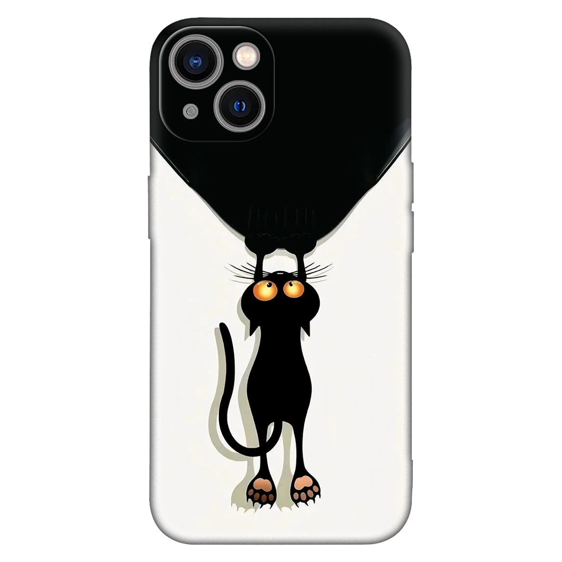 Hang In There: Mischief Black Cat iPhone Case