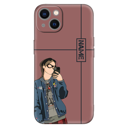 Personalized Phone Case (Rust Brown Edition)