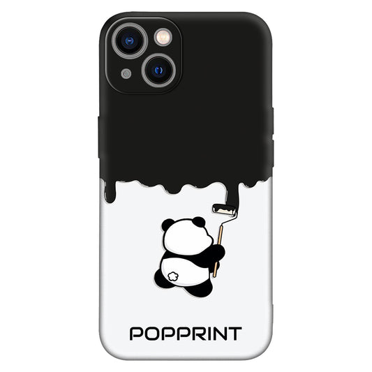 Paint It Panda: Artistic Vibes iPhone Case