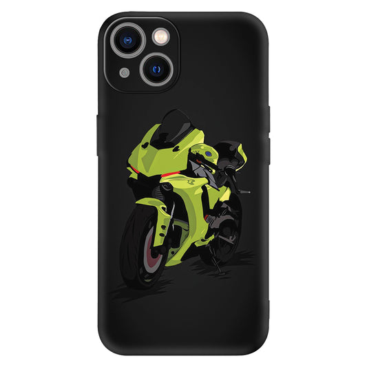 Neon Green Motorcycle Phone Case – Speed Racer Edition