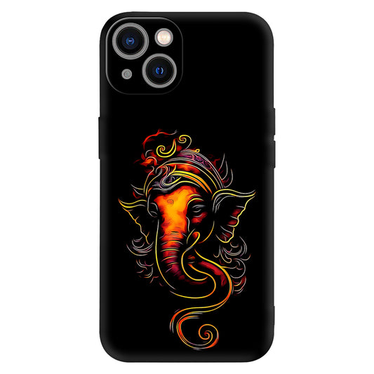 Divine Glow: Lord Ganesha Art iPhone Case