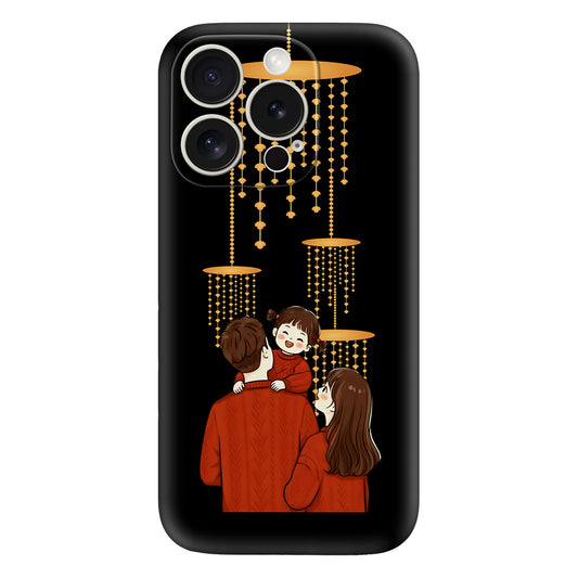 Warm Family Love Phone Case – Cozy & Elegant Design