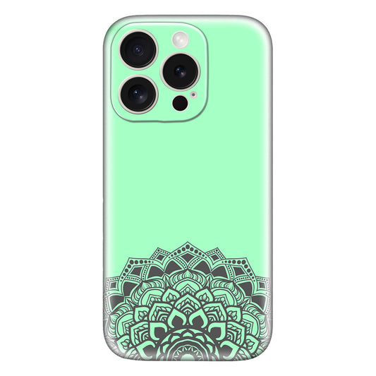 Mint Green Mandala Phone Case – Elegant & Stylish
