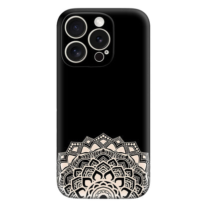 Black Mandala Phone Case – Elegant & Artistic