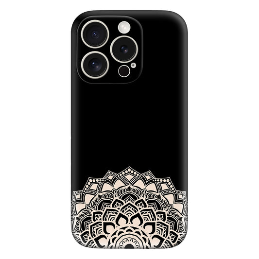 Black Mandala Phone Case – Elegant & Artistic