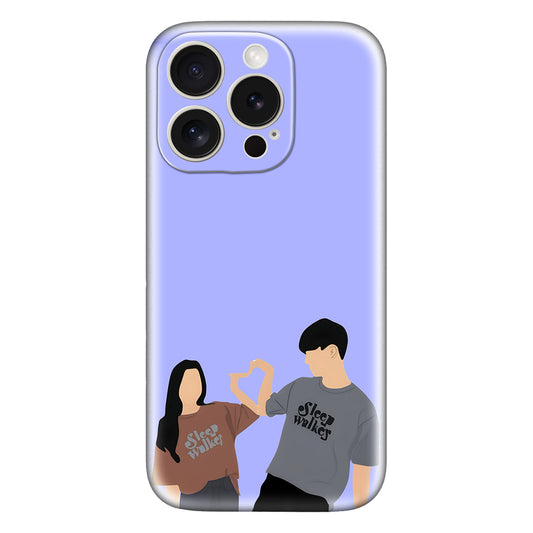 Minimalist Couple-Themed iPhone Case