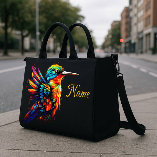 Hummingbird Haven Hobo Tote Bag
