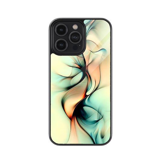 Abstract Flow Metal Mobile Cover