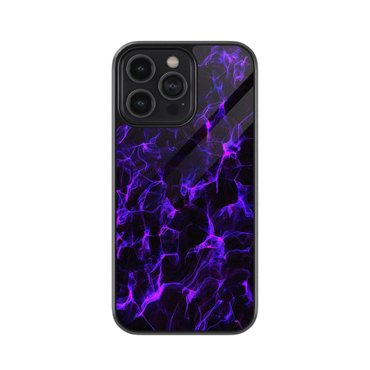 Electric Purple Lightning Metal Cover