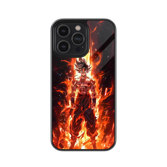 Dragon Ball Goku Fire Aura Mobile Cover