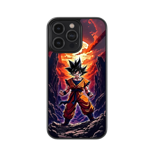 Goku vs Darkness Mountain Scene Mobile Cover