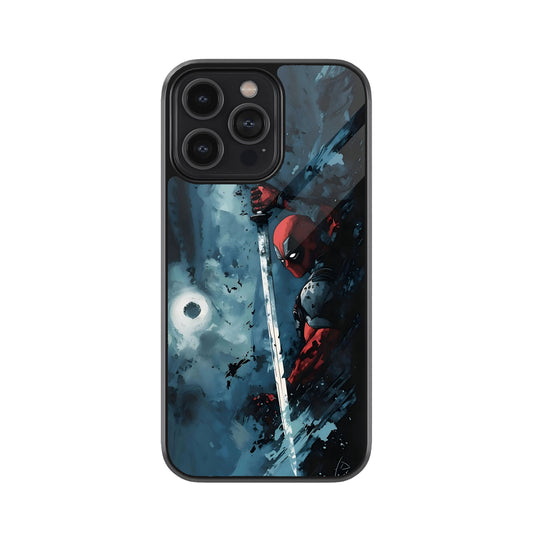 Deadpool Samurai Metal Mobile Cover