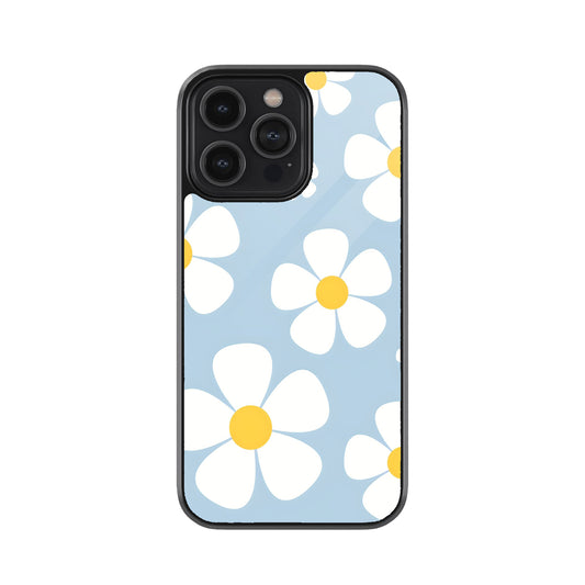 Daisy Flower Metal Mobile Cover