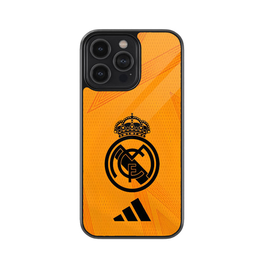 Real Madrid Logo Metal Mobile Cover