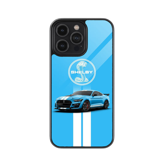 Shelby Mustang Sports Car Metal Mobile Cover