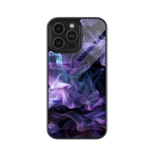 Purple Smoke Fantasy Metal Mobile Cover