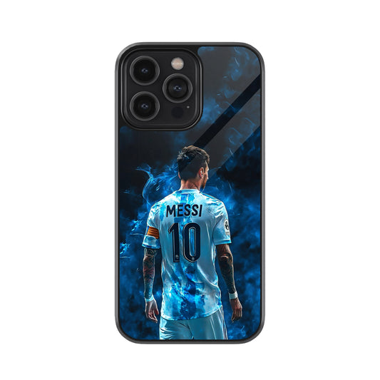 Lionel Messi Football Design Metal Mobile Cover