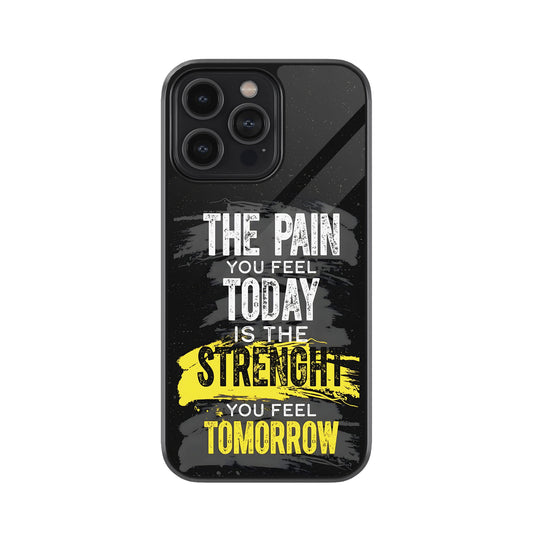 Motivational Quote Metal Mobile Cover