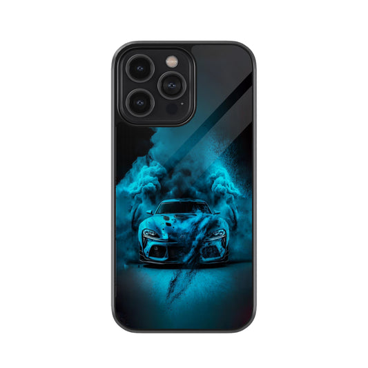 Sports Car Drifting Smoke Design Cover