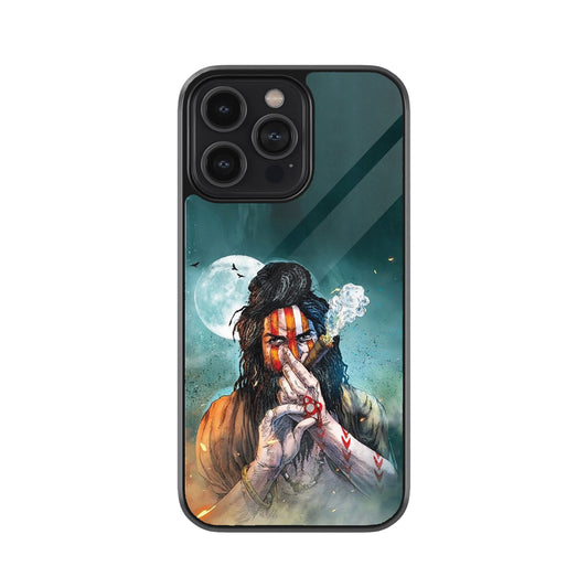 Warrior Sadhu Smoking Design Cover