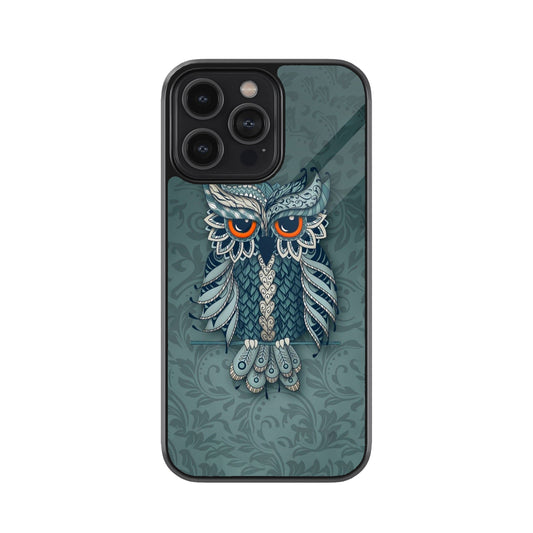 Intricate Owl Pattern Mobile Cover