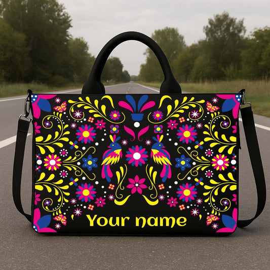 The "Vibrant Vista" Hobo Tote Bag